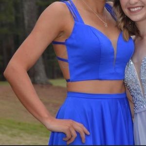 Blue Sherri Hill Dress
